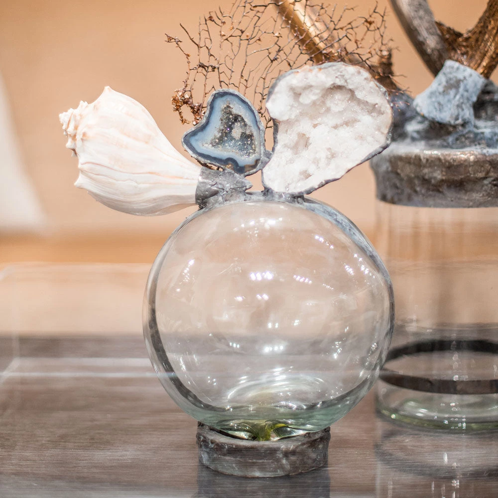 Jamie Dietrich Designs Shell Geode Seafan Float (Medium) 3 Jamie Dietrich Designs Shell Geode Seafan Float (Medium)