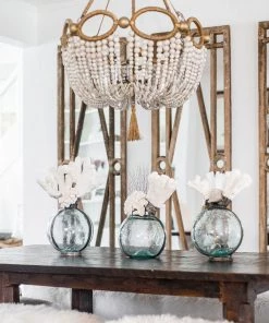 Jamie Dietrich Designs Coral Selenite Geode Float (Large)