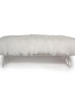 Jamie Dietrich Designs X Bench - Tibetan Lamb Benches