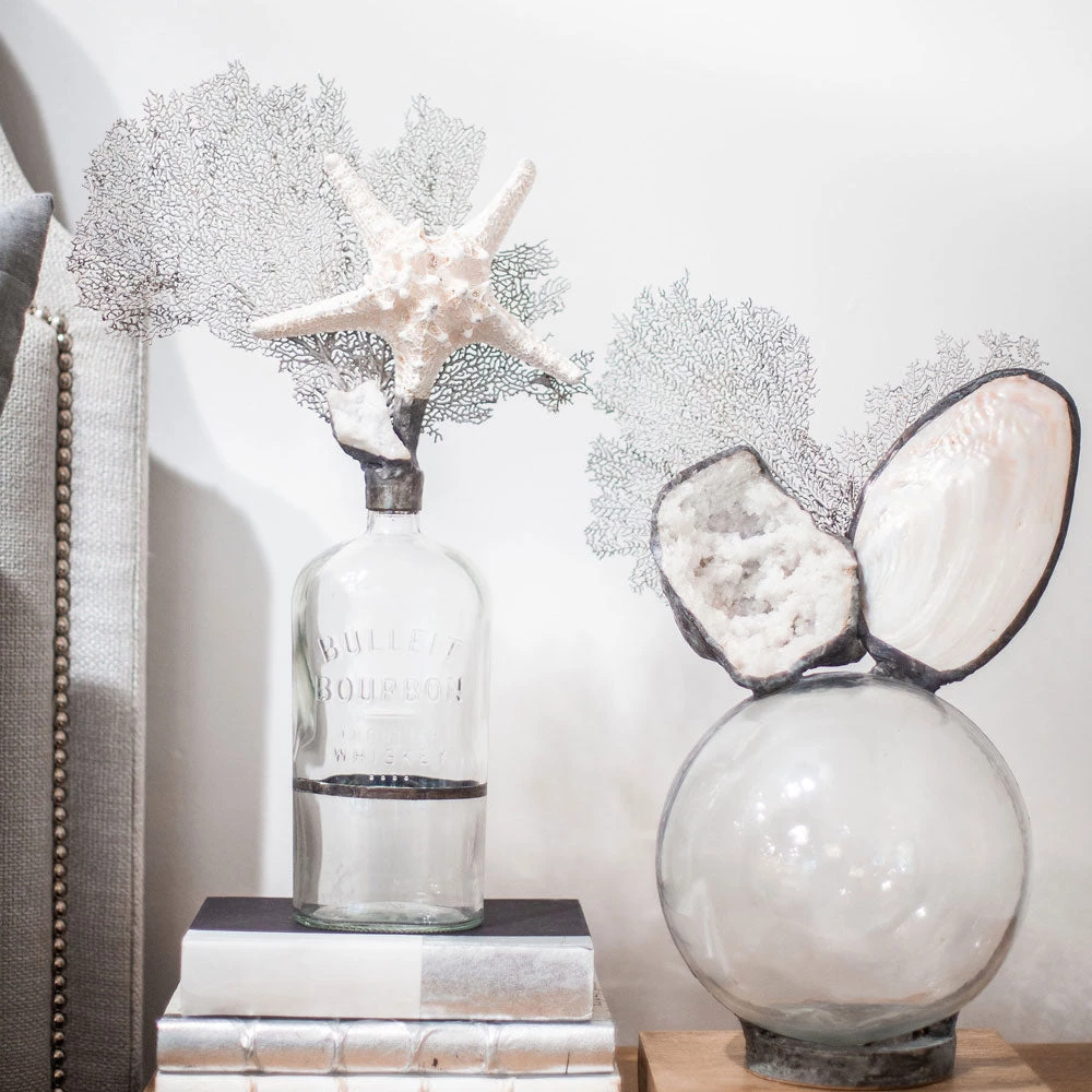 Jamie Dietrich Designs Starfish Seafan Bottle HOME DÉCOR 2 Jamie Dietrich Designs Starfish Seafan Bottle HOME DÉCOR