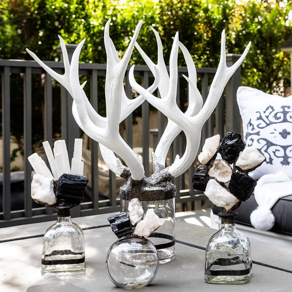 Jamie Dietrich Designs HOME DÉCOR Quadruple Large Antler Bottle 5 Jamie Dietrich Designs HOME DÉCOR Quadruple Large Antler Bottle