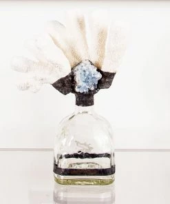 Jamie Dietrich Designs Coral Blue Calcite Bottle