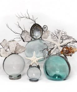 Jamie Dietrich Designs Abalone Geode Seafan Float (Large) Glass Floats 6 Jamie Dietrich Designs Abalone Geode Seafan Float (Large) Glass Floats