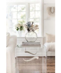 Jamie Dietrich Designs Blue & White Coral Geode Float (Medium)