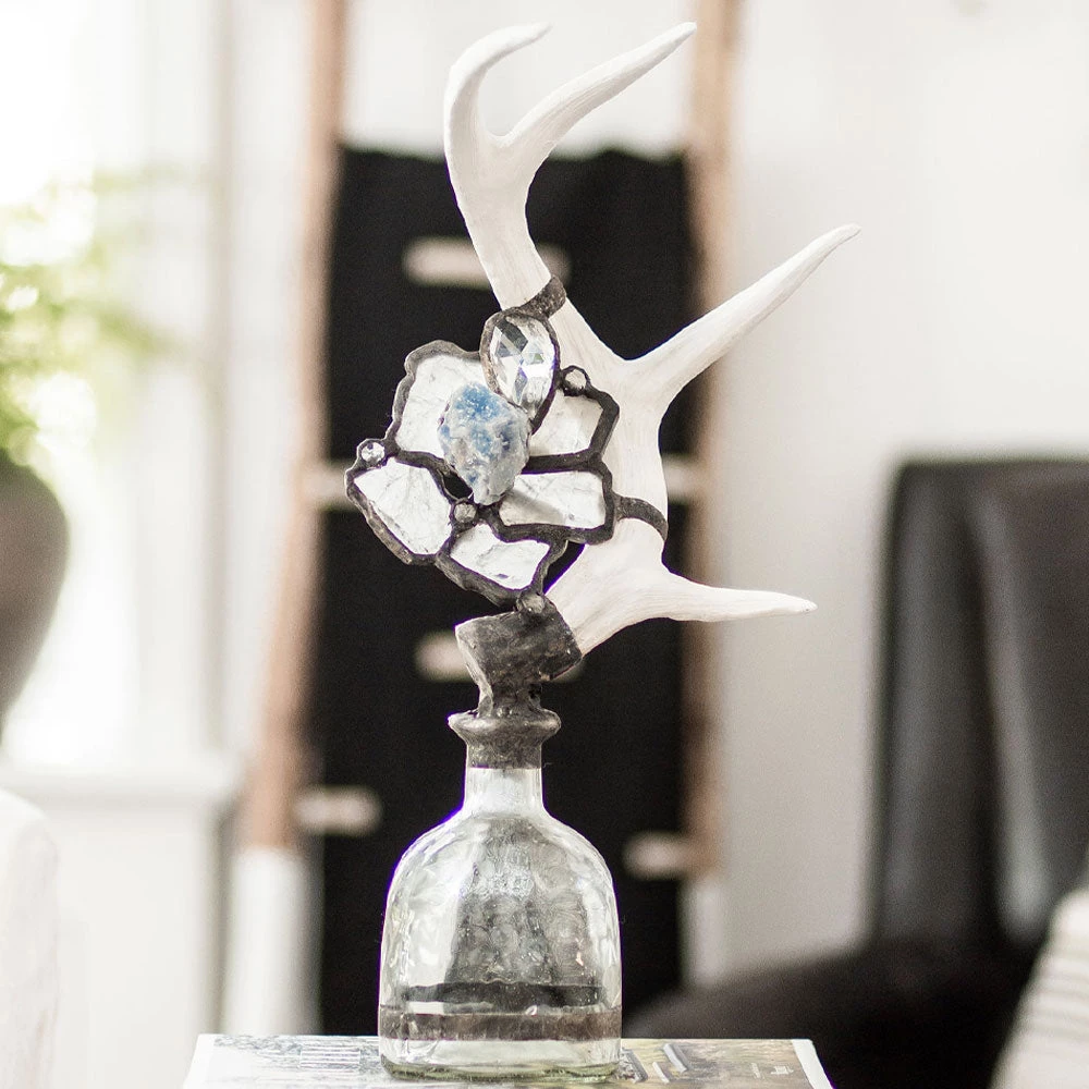 Jamie Dietrich Designs Single Medium Antler Bottle HOME DÉCOR 1 Jamie Dietrich Designs Single Medium Antler Bottle HOME DÉCOR