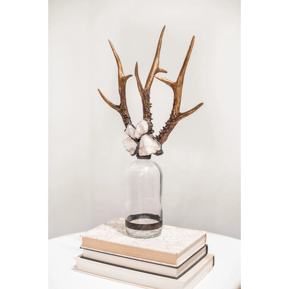 Jamie Dietrich Designs HOME DÉCOR Triple Small Antler Bottle 11 Jamie Dietrich Designs HOME DÉCOR Triple Small Antler Bottle