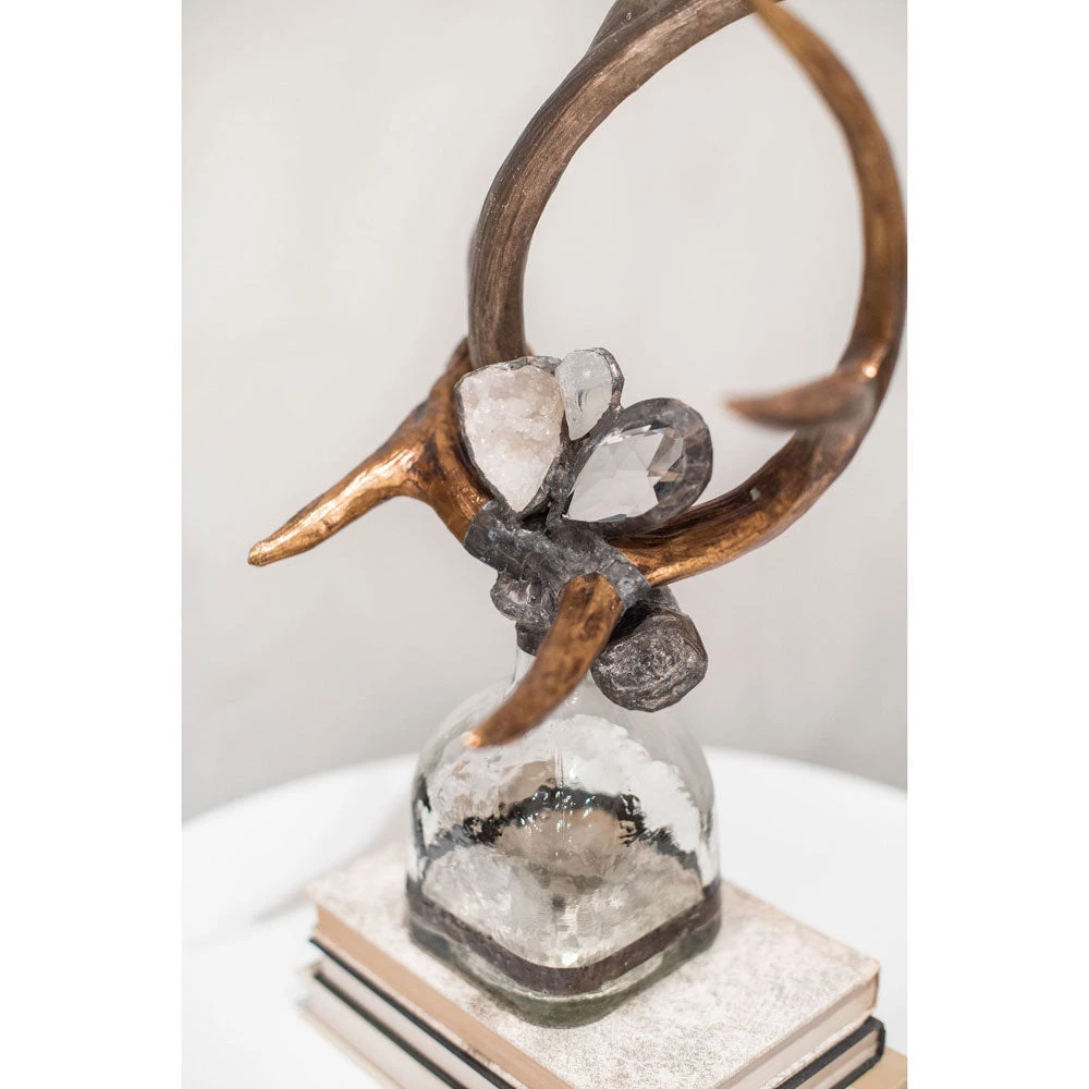 Jamie Dietrich Designs HOME DÉCOR Criss Cross Antler Bottle 9 Jamie Dietrich Designs HOME DÉCOR Criss Cross Antler Bottle