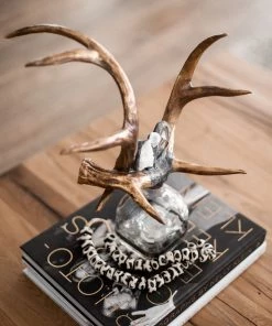 Jamie Dietrich Designs HOME DÉCOR Criss Cross Antler Bottle