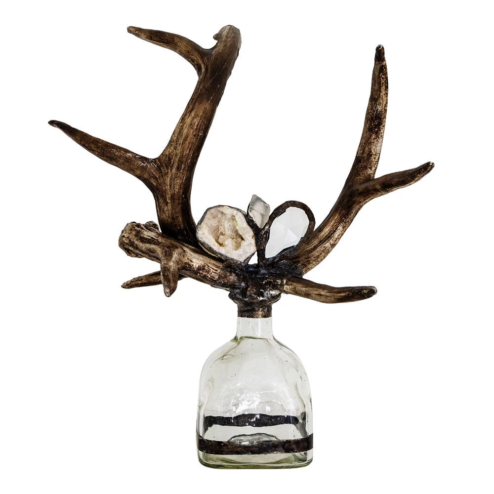 Jamie Dietrich Designs HOME DÉCOR Criss Cross Antler Bottle 2 Jamie Dietrich Designs HOME DÉCOR Criss Cross Antler Bottle
