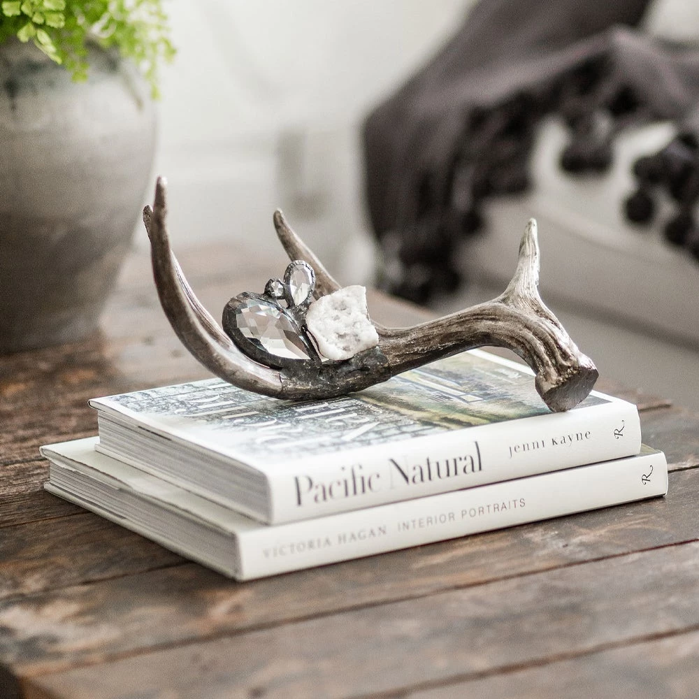 Jamie Dietrich Designs HOME DÉCOR Embellished Antler (Medium) 3 Jamie Dietrich Designs HOME DÉCOR Embellished Antler (Medium)
