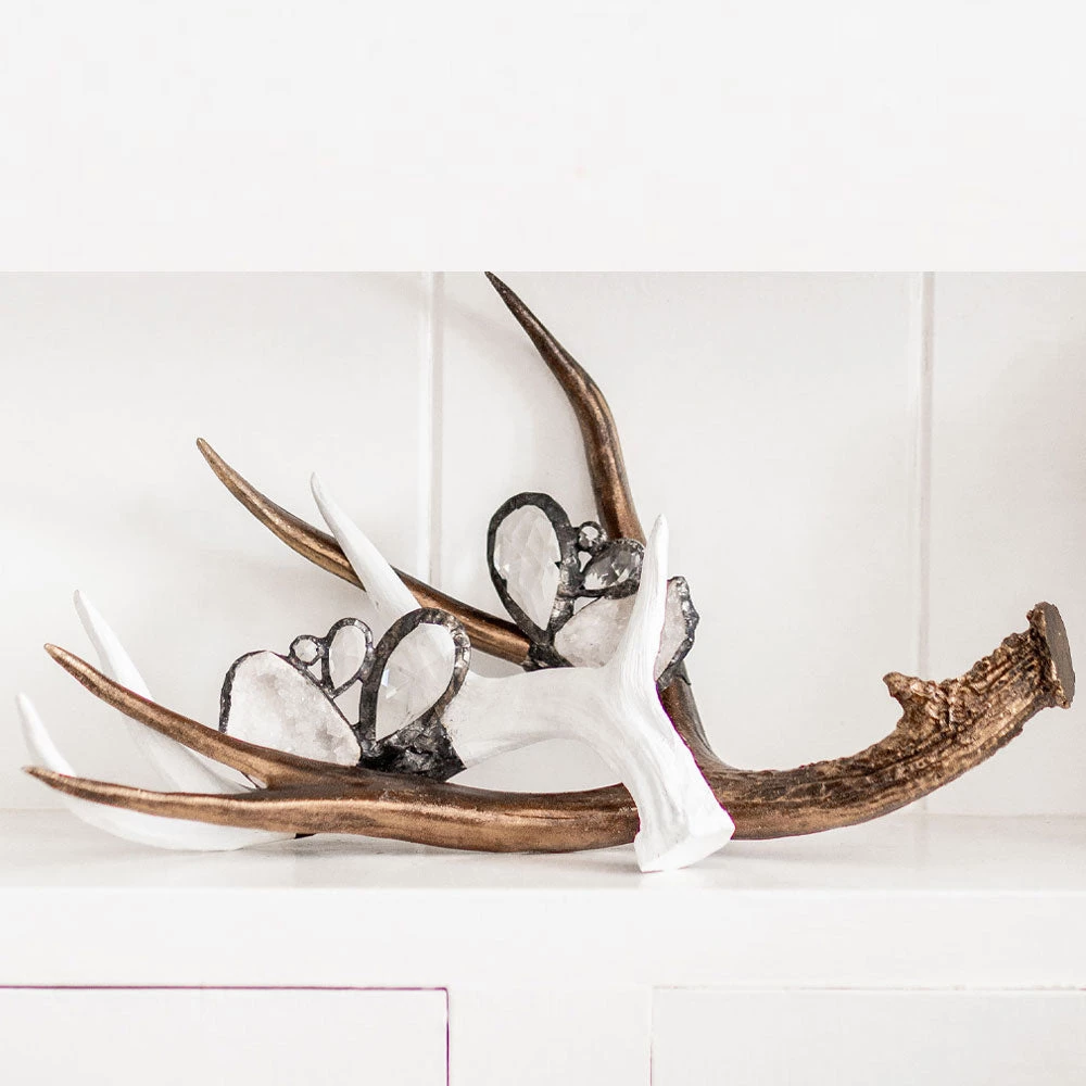 Jamie Dietrich Designs HOME DÉCOR Embellished Antler (Medium) 5 Jamie Dietrich Designs HOME DÉCOR Embellished Antler (Medium)