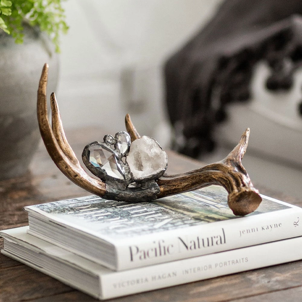 Jamie Dietrich Designs HOME DÉCOR Embellished Antler (Medium) 2 Jamie Dietrich Designs HOME DÉCOR Embellished Antler (Medium)