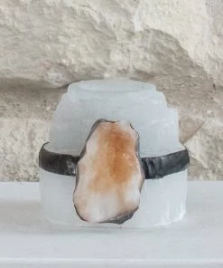 Jamie Dietrich Designs Selenite Tea Light Holder DECORATIVE ACCENTS 18 Jamie Dietrich Designs Selenite Tea Light Holder DECORATIVE ACCENTS