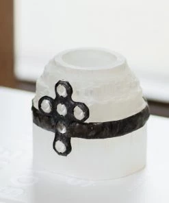 Jamie Dietrich Designs Selenite Tea Light Holder DECORATIVE ACCENTS