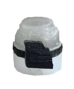 Jamie Dietrich Designs DECORATIVE ACCENTS Selenite Tea Light Holder