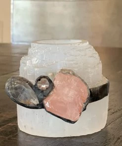 Jamie Dietrich Designs Selenite Tea Light Holder