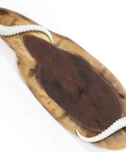 Jamie Dietrich Designs Oval Wood Slab Tray - LAST CHANCE ITEM