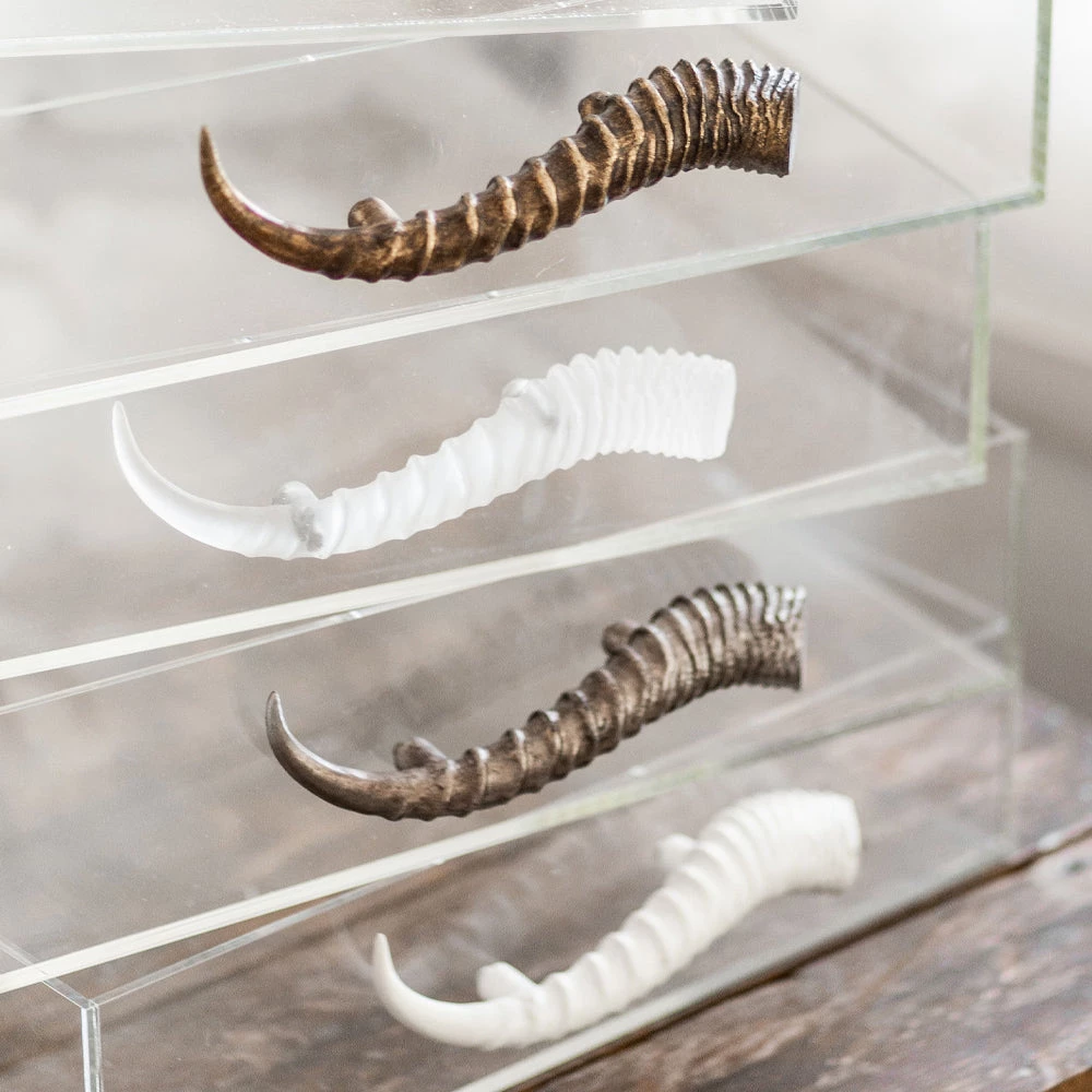 Jamie Dietrich Designs Acrylic Tray With Horn Handles 2 Jamie Dietrich Designs Acrylic Tray With Horn Handles