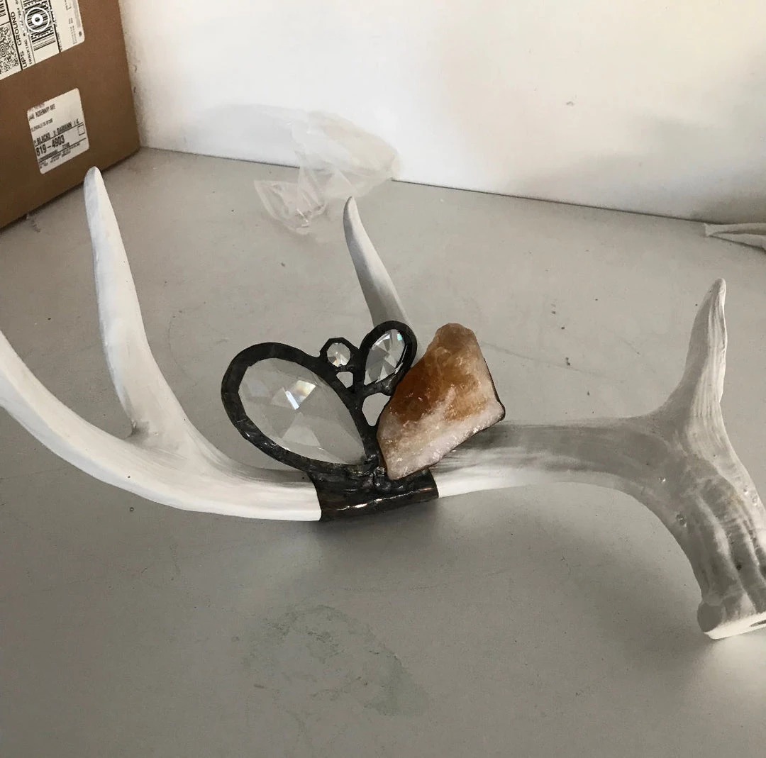 Jamie Dietrich Designs HOME DÉCOR Embellished Antler (Medium) 6 Jamie Dietrich Designs HOME DÉCOR Embellished Antler (Medium)