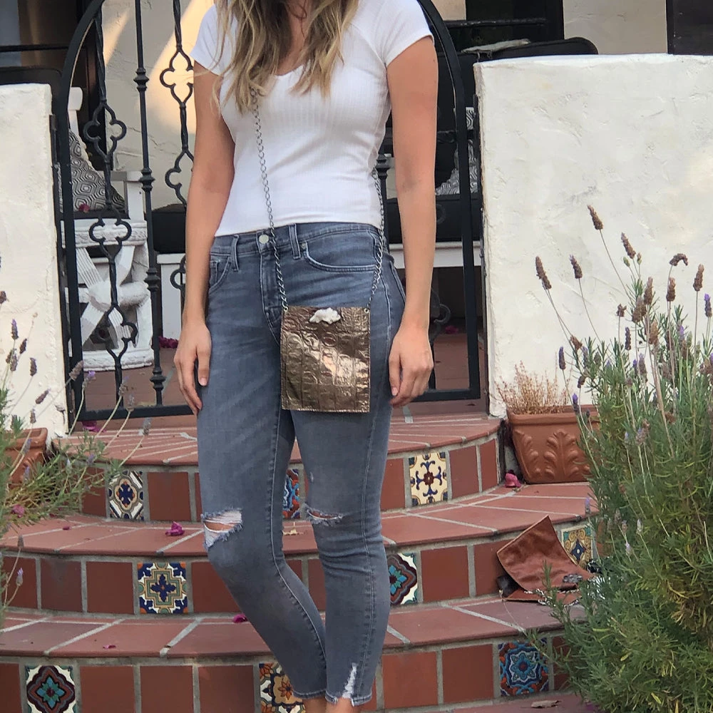 Jamie Dietrich Designs Sale Coco Metallic Bronze/Alligator - Geode 3 Jamie Dietrich Designs Sale Coco Metallic Bronze/Alligator - Geode