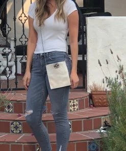 Jamie Dietrich Designs Coco White Hide - Crystal Flower 1