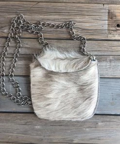 Jamie Dietrich Designs Lilly Cream Hide Chain Bag