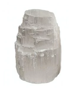 Jamie Dietrich Designs Selenite Tower Tealight Holder