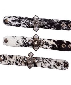 Jamie Dietrich Designs Cala Hide Crystal Cuff Bracelets/Cuffs