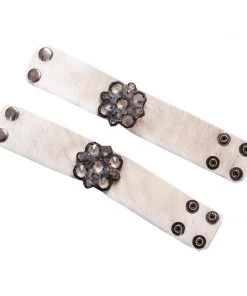 Jamie Dietrich Designs Lia Hide Crystal Cuff Bracelets/Cuffs