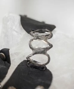 Jamie Dietrich Designs Bracelets/Cuffs Tear Drop Cuff - Black 13 Jamie Dietrich Designs Bracelets/Cuffs Tear Drop Cuff - Black