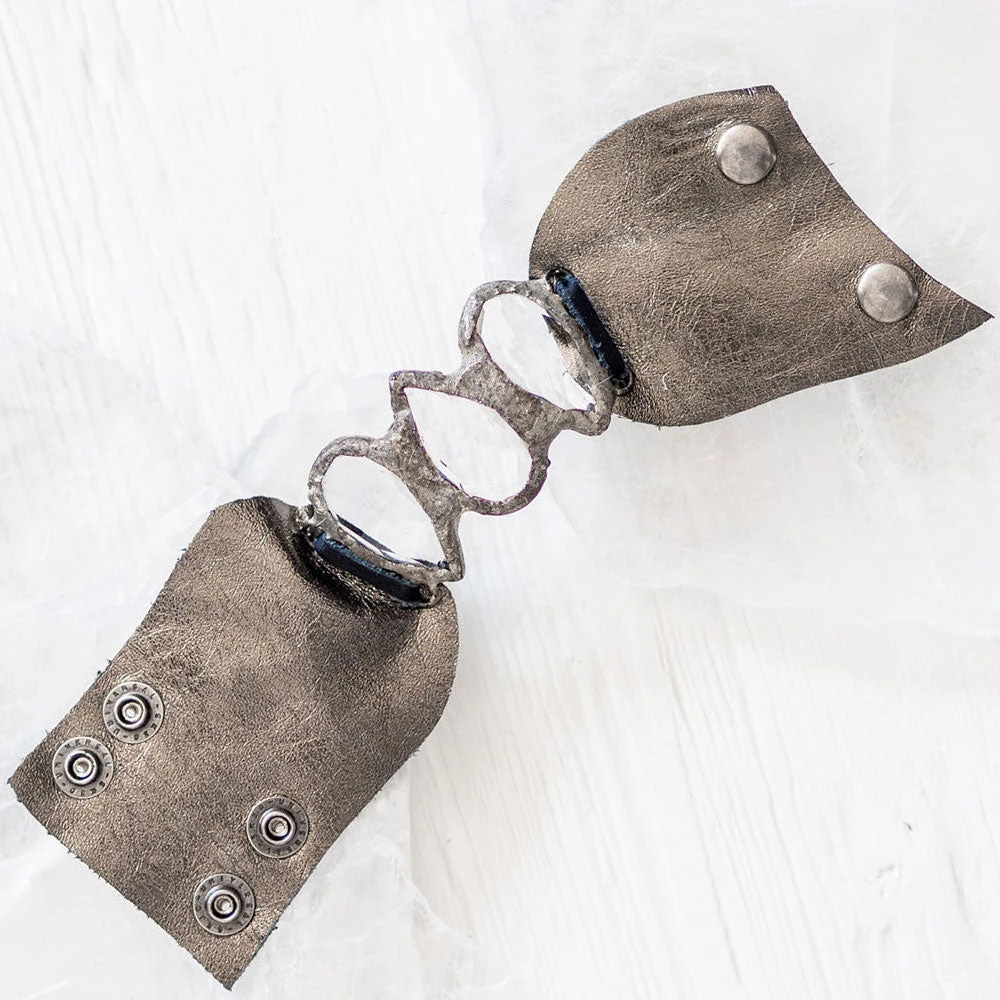 Jamie Dietrich Designs Bracelets/Cuffs Tear Drop Cuff - Black 2 Jamie Dietrich Designs Bracelets/Cuffs Tear Drop Cuff - Black