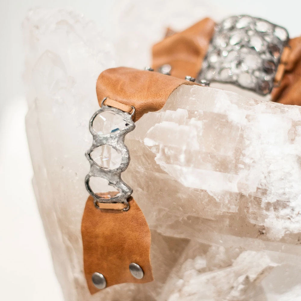 Jamie Dietrich Designs Tear Drop Cuff - Caramel Bracelets/Cuffs 8 Jamie Dietrich Designs Tear Drop Cuff - Caramel Bracelets/Cuffs