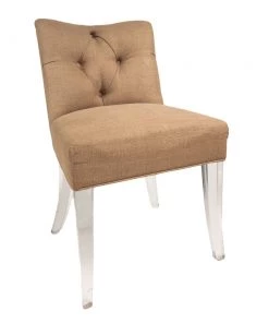 Jamie Dietrich Designs Grace Chair - Burlap Or Cream Linen