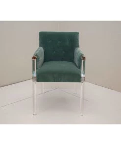 Jamie Dietrich Designs Chairs Tito Arm Chair - Burlap Or Cream Linen