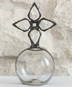 Jamie Dietrich Designs HOME DÉCOR 11" Faye Crystal Bottle