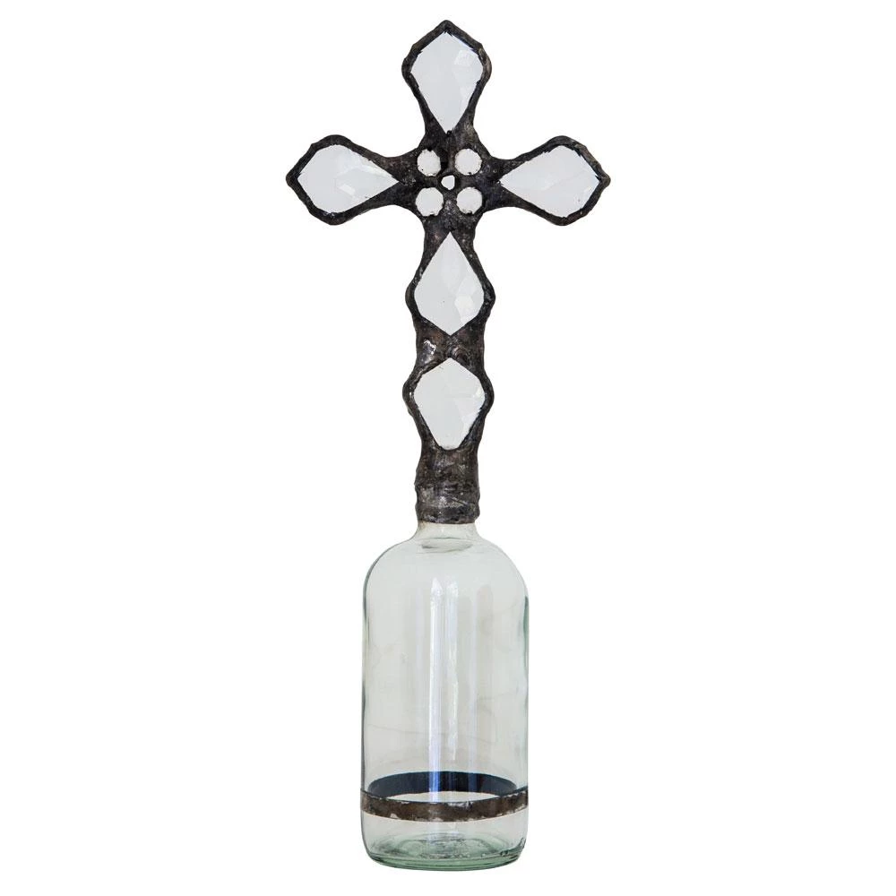 Jamie Dietrich Designs 12" Elie Crystal Bottle 1 Jamie Dietrich Designs 12" Elie Crystal Bottle