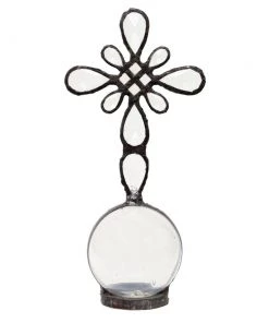 Jamie Dietrich Designs HOME DÉCOR 14" Mora Crystal Bottle