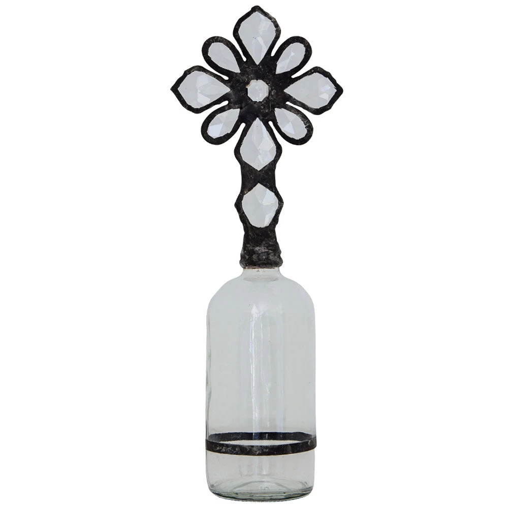 Jamie Dietrich Designs HOME DÉCOR 14" Nina Crystal Bottle 1 Jamie Dietrich Designs HOME DÉCOR 14" Nina Crystal Bottle