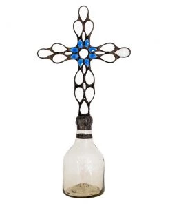 Jamie Dietrich Designs HOME DÉCOR 26" Zora Crystal Bottle