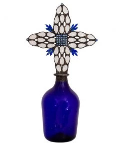 Jamie Dietrich Designs HOME DÉCOR 35" Febe Crystal Bottle