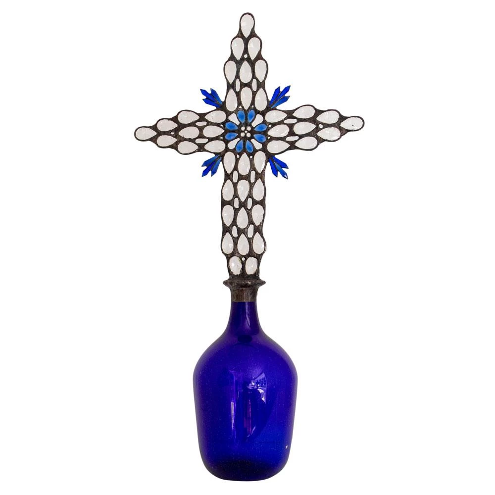 Jamie Dietrich Designs 43" Vida Crystal Bottle HOME DÉCOR 1 Jamie Dietrich Designs 43" Vida Crystal Bottle HOME DÉCOR