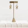 Jamie Dietrich Designs Quinn 18 Karat Gold Crystal Earrings Jewelry