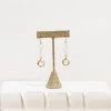 Jamie Dietrich Designs Reagan 18 Karat Gold Crystal Earrings