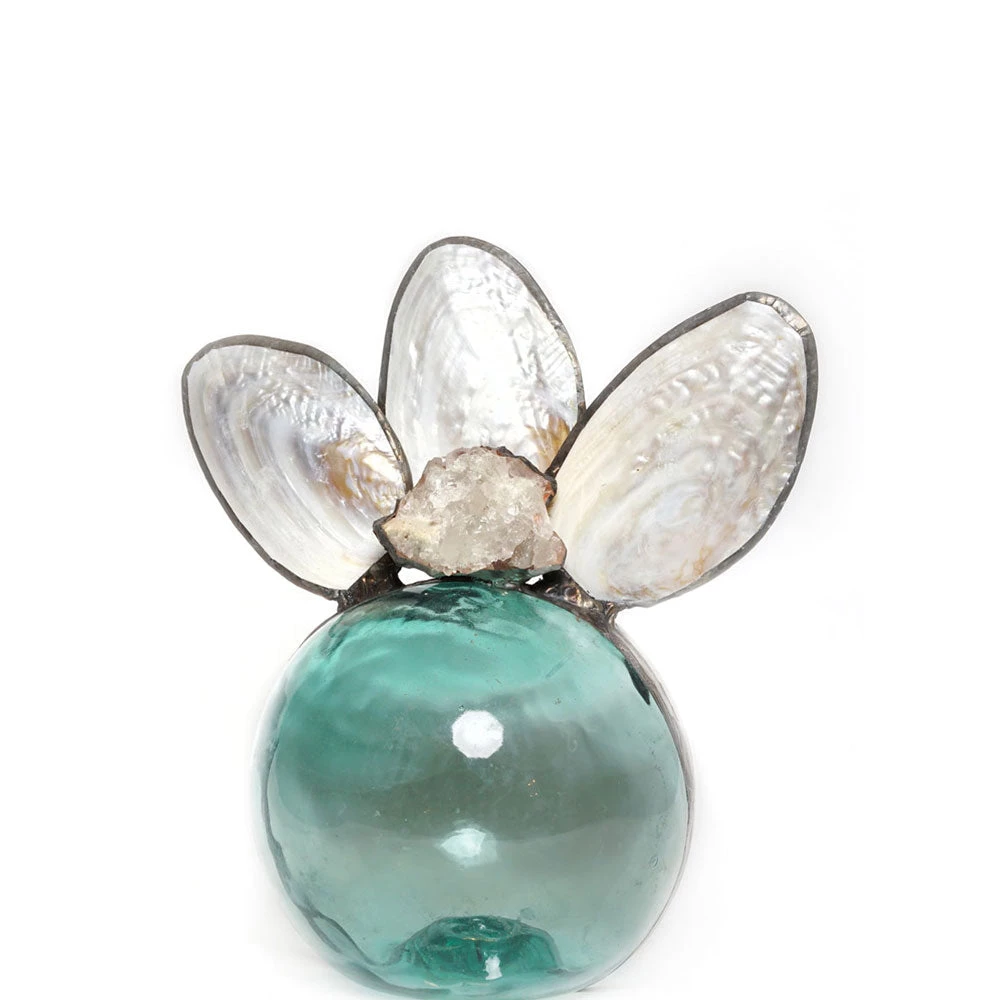 Jamie Dietrich Designs Glass Floats Clamshell Geode Float (Large) 1 Jamie Dietrich Designs Glass Floats Clamshell Geode Float (Large)