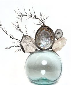 Jamie Dietrich Designs Abalone Geode Seafan Float (Large) Glass Floats