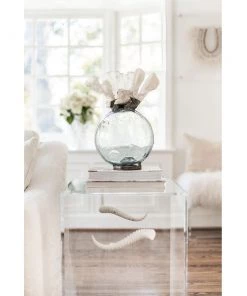 Jamie Dietrich Designs Coral Selenite Geode Float (Large)