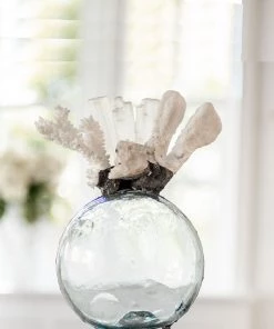 Jamie Dietrich Designs Coral Selenite Geode Float (Large)