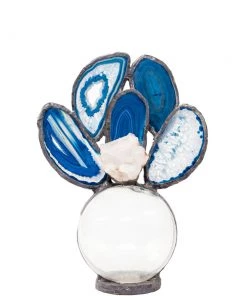 Jamie Dietrich Designs Glass Floats Blue Agate Cluster Float (Medium)