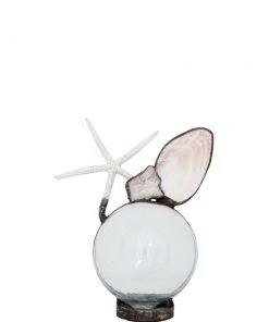 Jamie Dietrich Designs Glass Floats Clam Starfish Geode Float (Medium)