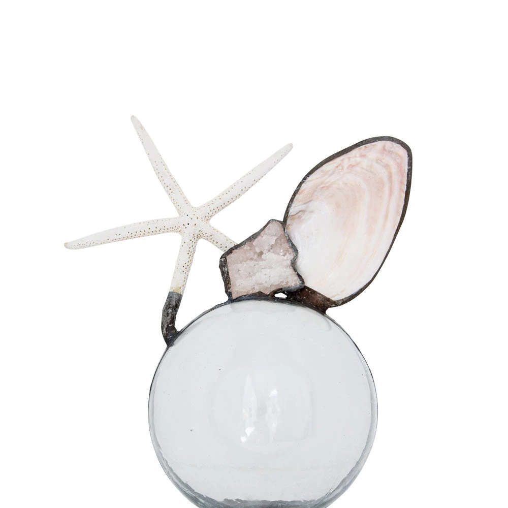 Jamie Dietrich Designs Glass Floats Clam Starfish Geode Float (Medium) 1 Jamie Dietrich Designs Glass Floats Clam Starfish Geode Float (Medium)